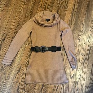 Soft long shirt dress